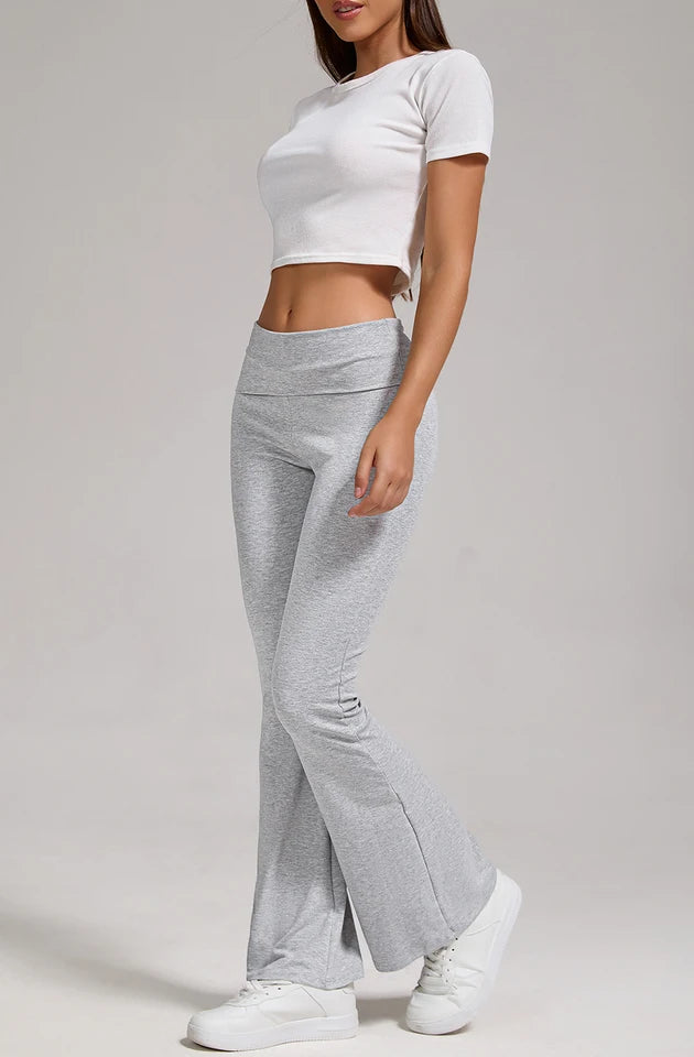 Women's Wide-Leg Sports Trousers Comfortable women's casual trousers High-waisted, buttock-lifting Fashionable sportswear
