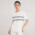 K3060X High quality luxury women's clothing 100% cotton short sleeved round neck T-shirt
